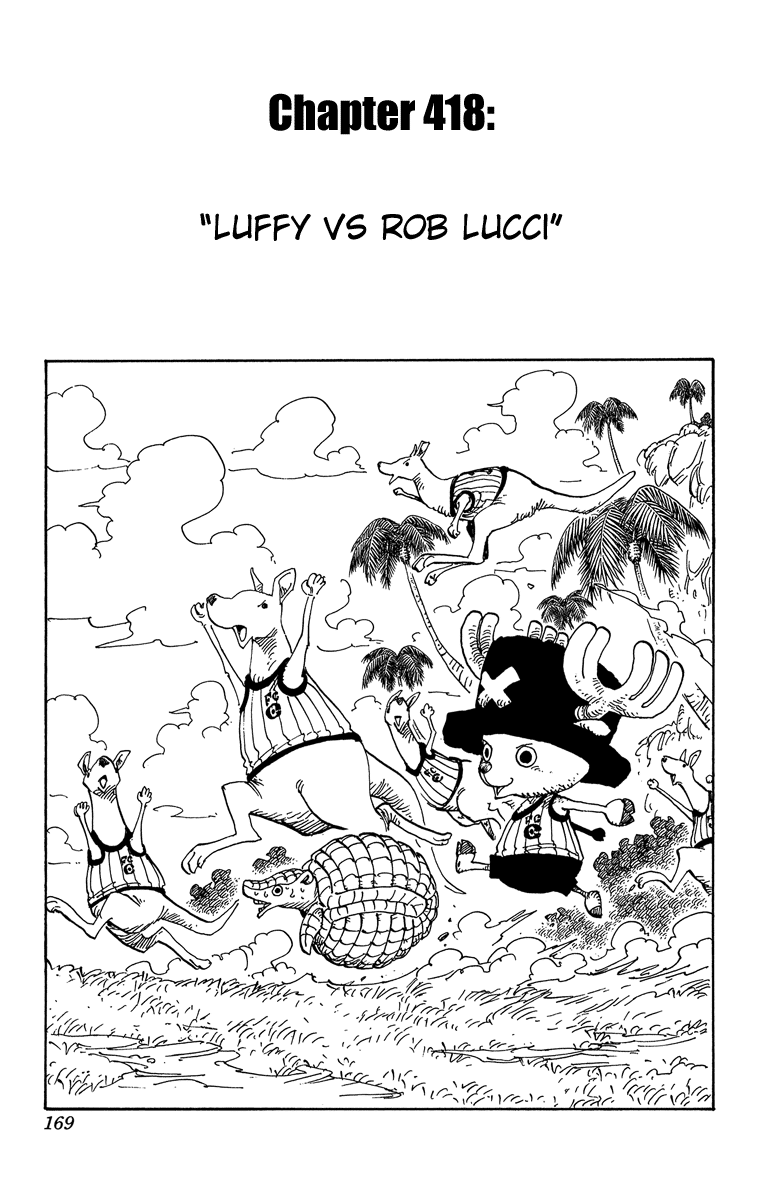 One Piece, Chapter 418 image 01